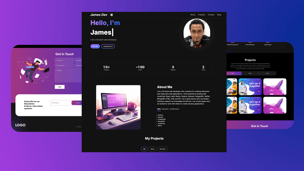 Mon site portfolio